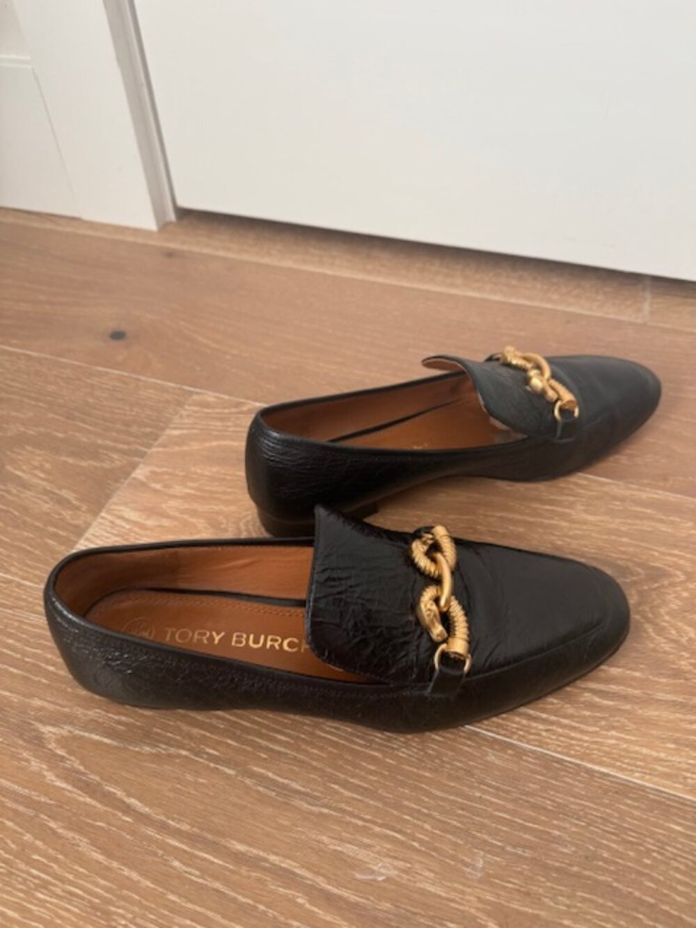 Tory Burch The Jessa Flat Leather Loafer Size 9